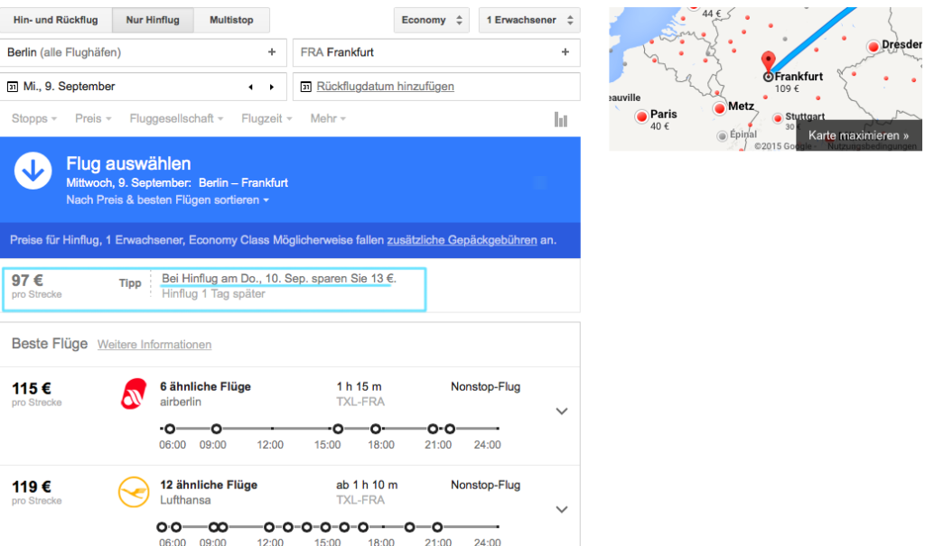 günstige Flüge finden tipps